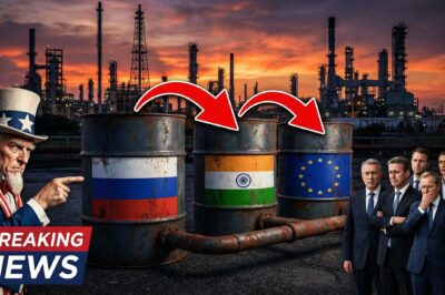 अमेरिका ने यूरोप को भारत से “रूसी तेल” ख़रीदने पर लगायी फ़टकर – गुप्त व्यापार युद्ध का परदा फ़ाश!
