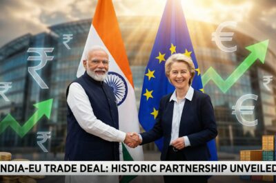 इंडिया ने यूरोप के साथ “सबसे बड़ी डील” सील कर दिया – रात बारात बिलियन का ट्रेड अनलॉक हो गया!