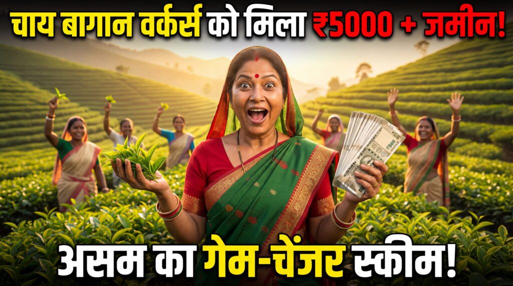 असम चाय वर्कर्स को ₹5000 + जमीन का तोहफ़ा! 😱