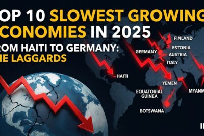 सबसे धीमी गति से बढ़ती अर्थव्यवस्थाएँ 2025: शीर्ष 10 कौन सी हैं?