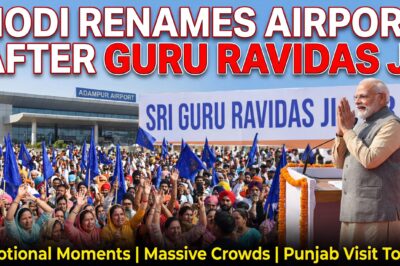 गुरु रविदास जयंती 2026 पर पीएम मोदी ने पंजाब का दौरा किया: आदमपुर हवाई अड्डे का नाम बदलकर श्री गुरु रविदास जी के नाम पर रखा और हलवारा टर्मिनल का उद्घाटन किया
